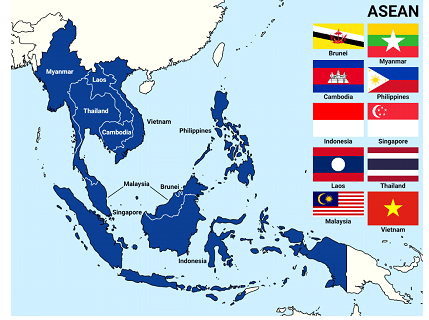 Inaugural Asean map