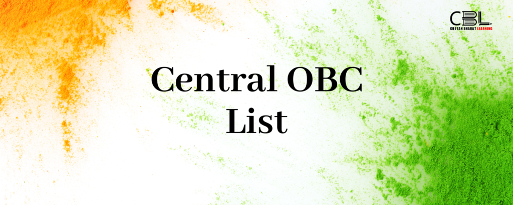 Central OBC List