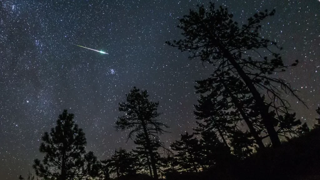 theEta Aquariid meteor shower