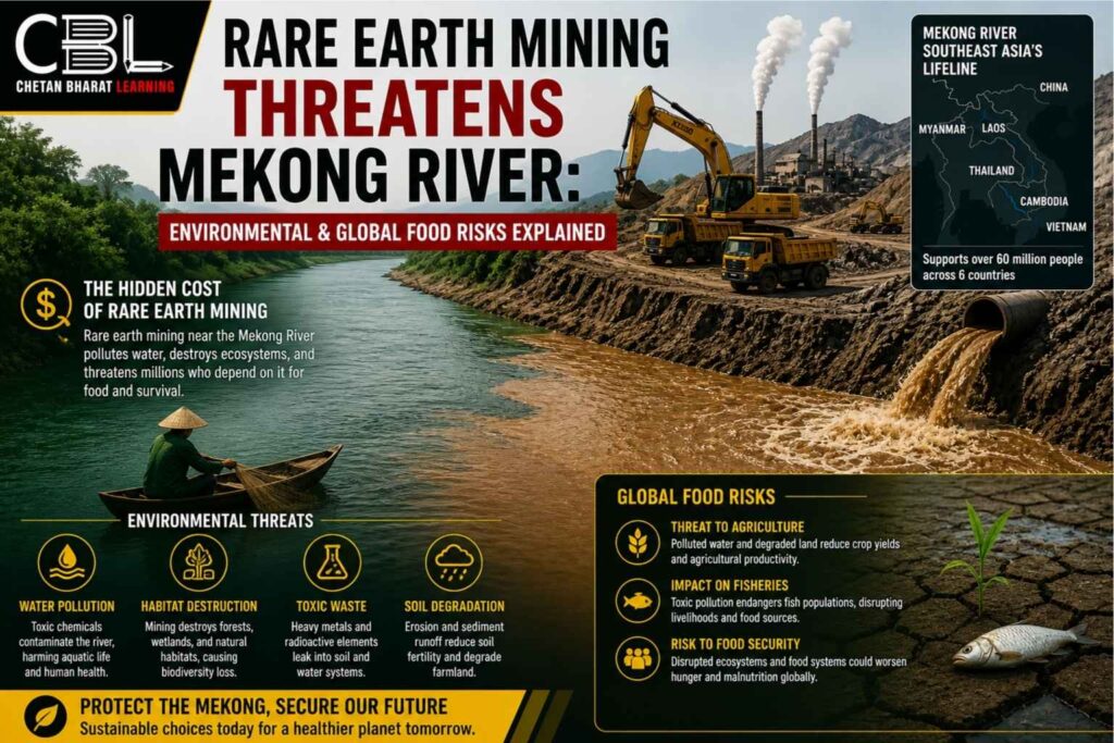 Rare Earth Mining Threatens Mekong River: Environmental & Global Food Risks Explained