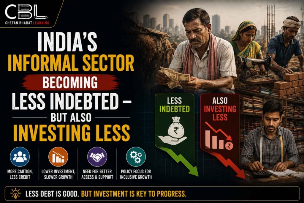 India’s Informal Sector Becoming Less Indebted — But Also Investing Less