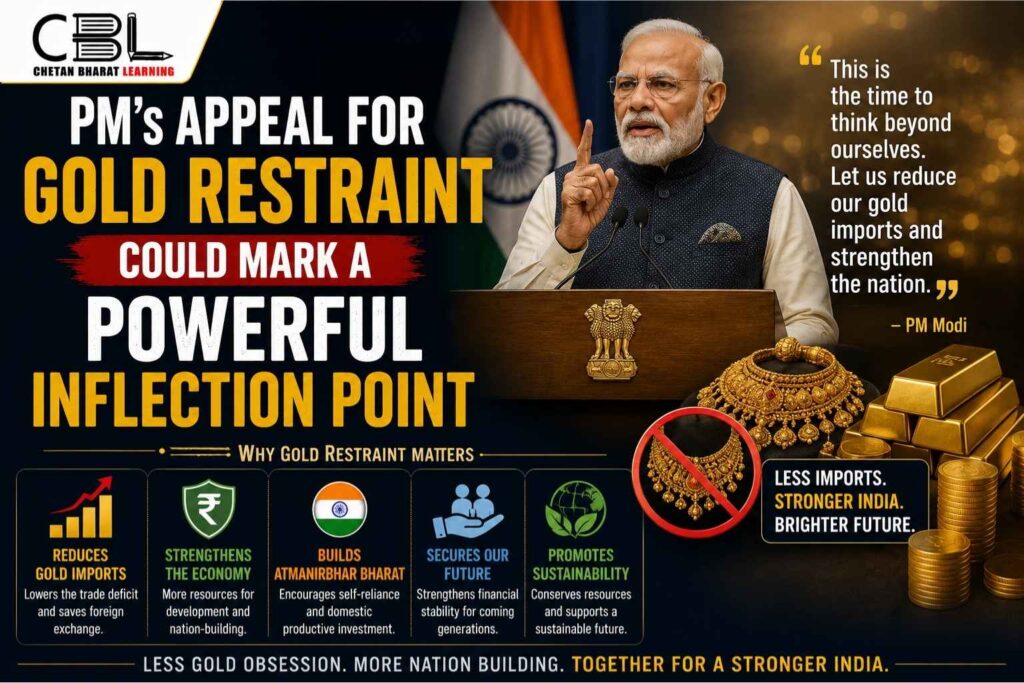 PM’s Appeal for Gold Restraint Could Mark a Powerful Inflection Point
