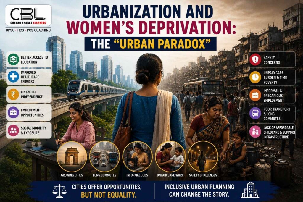 Urbanization and Women’s Deprivation: The “Urban Paradox”