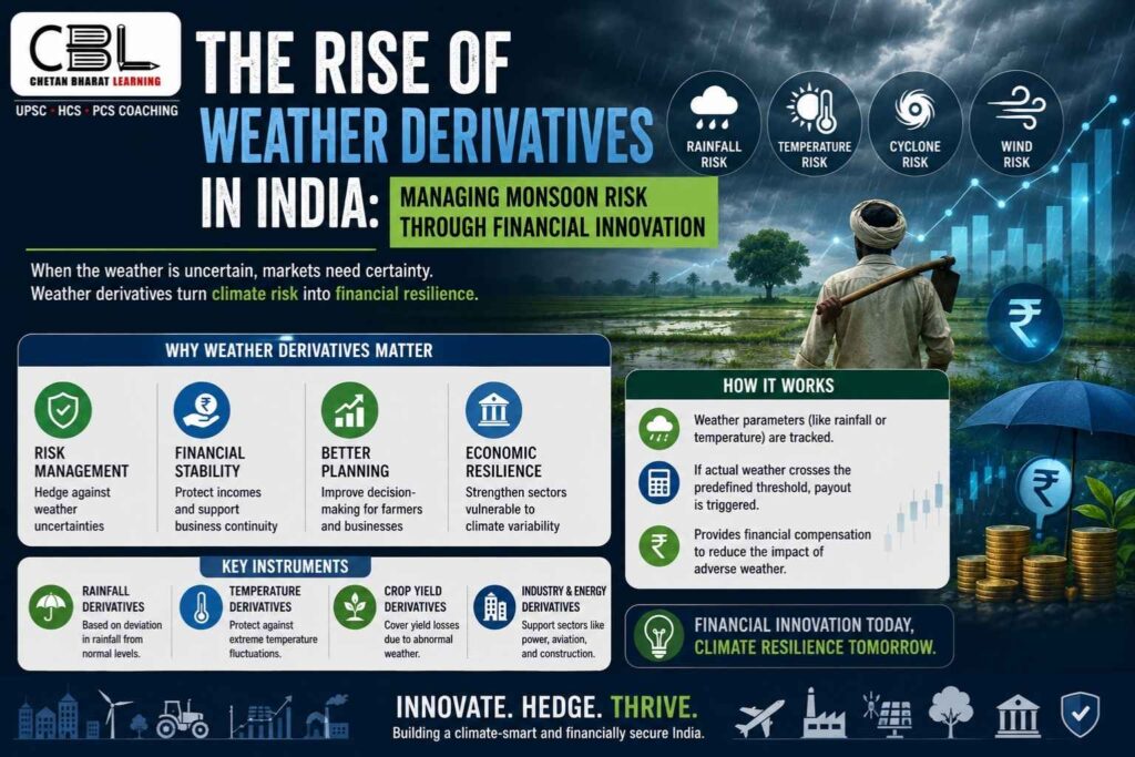 The Rise of Weather Derivatives in India: Managing Monsoon Risk Through Financial Innovation
