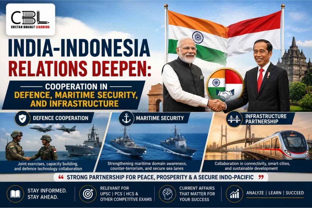 India-Indonesia Relations Deepen: Cooperation in Defence, Maritime Security, and Infrastructure