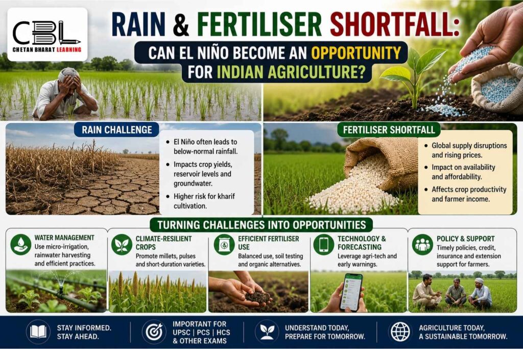 Rain & Fertiliser Shortfall: Can El Niño Become an Opportunity for Indian Agriculture?