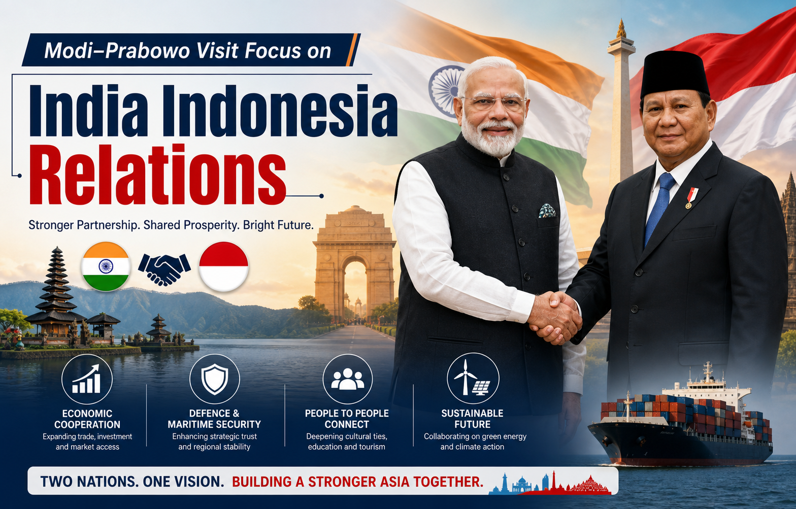 India Indonesia Relations: Modi-Prabowo Visit