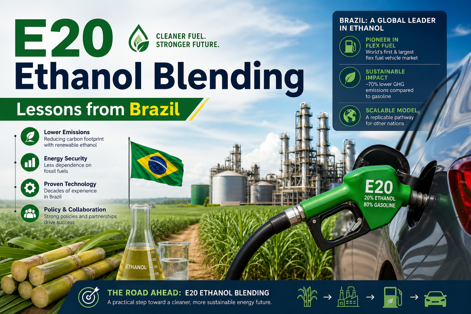 E20 Ethanol Blending: Lessons from Brazil