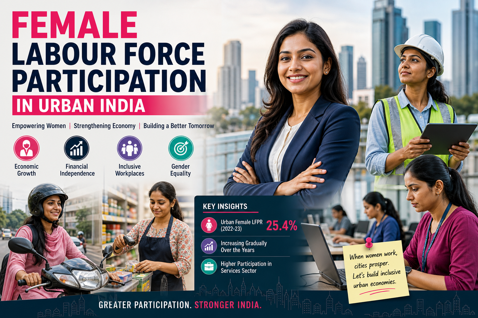 Female Labour Force Participation in Urban India