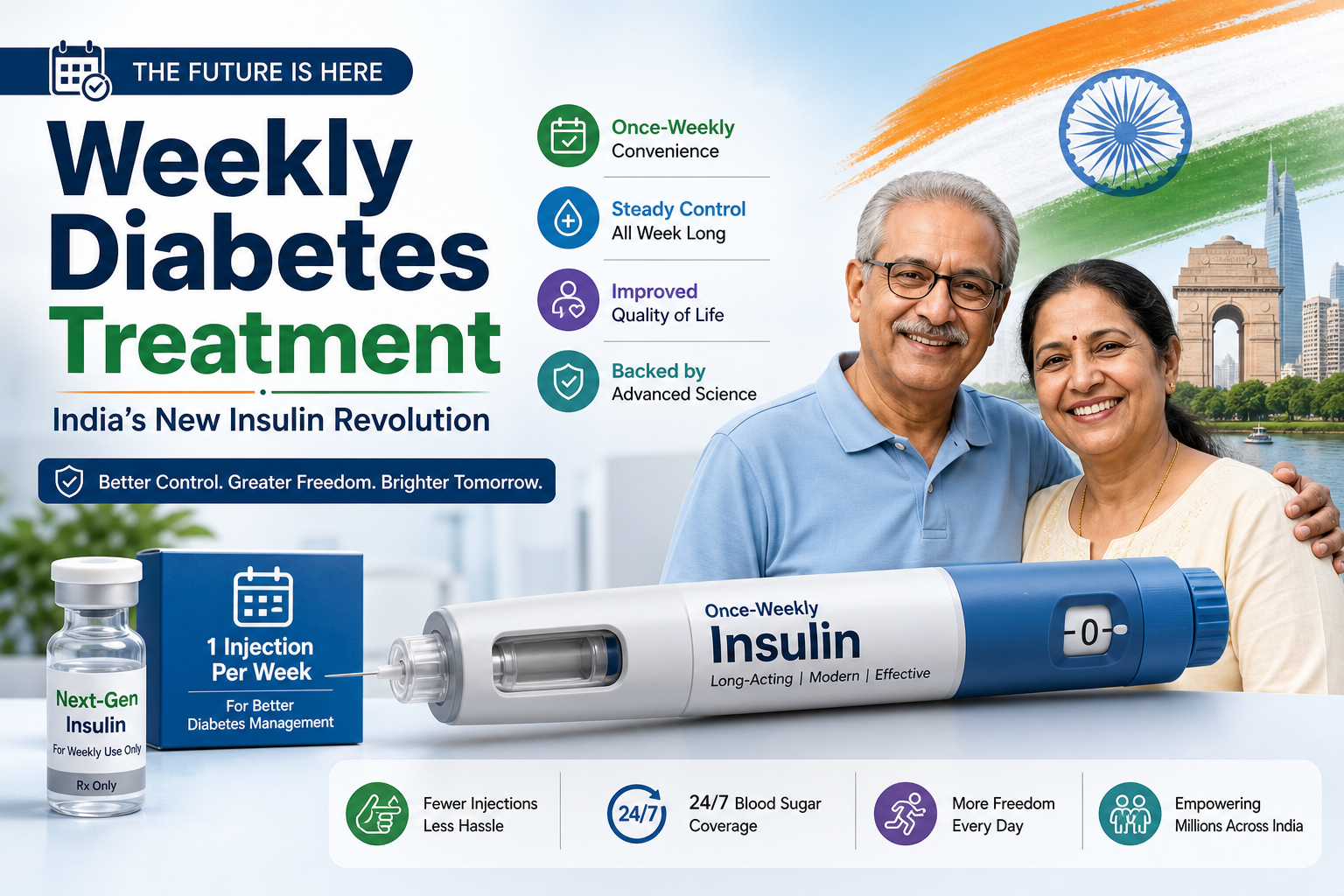 Weekly Diabetes Treatment: India’s New Insulin Revolution