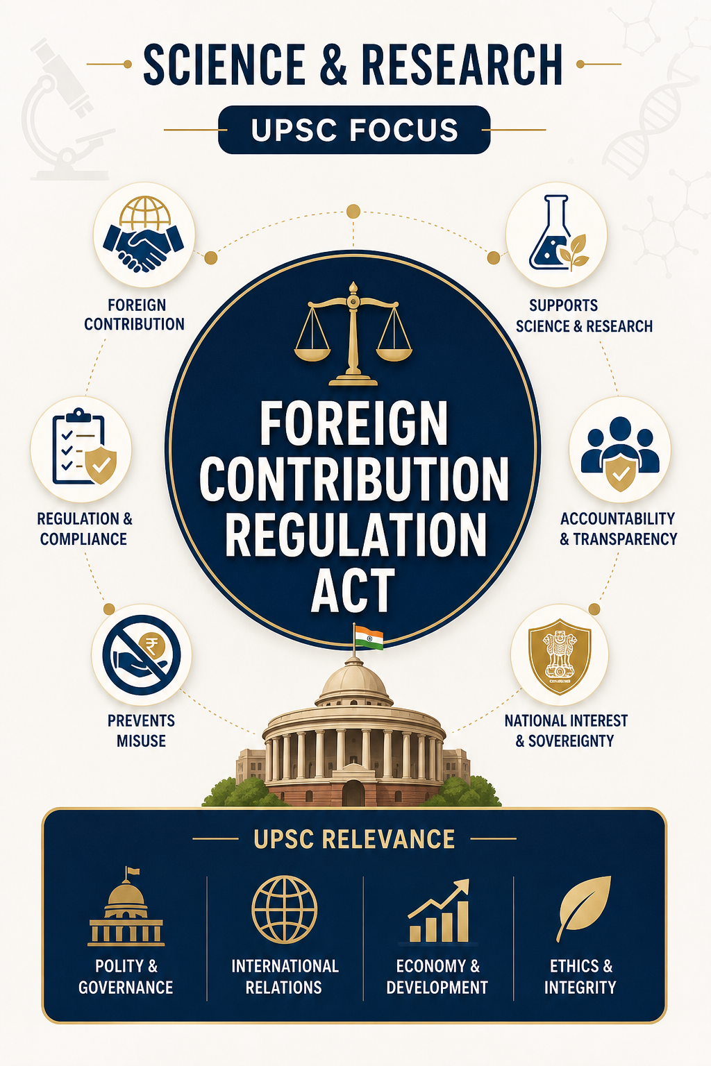 Foreign Contribution Regulation Act: Science & Research UPSC