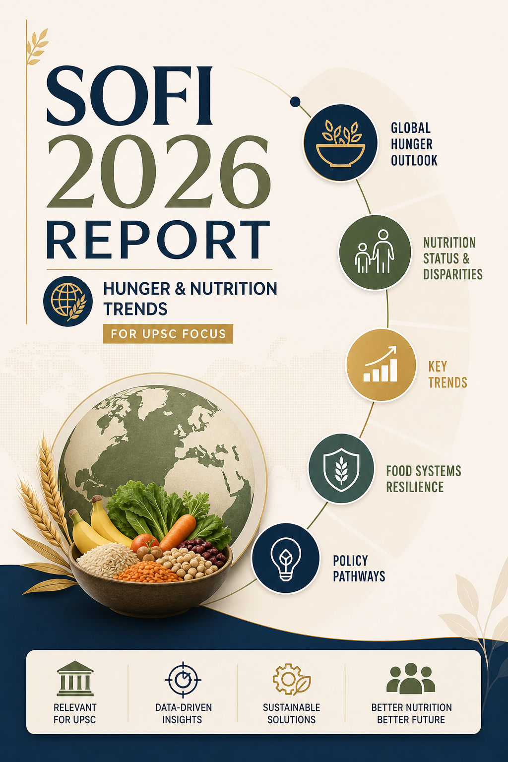 SOFI 2026 Report: Hunger and Nutrition Trends for UPSC