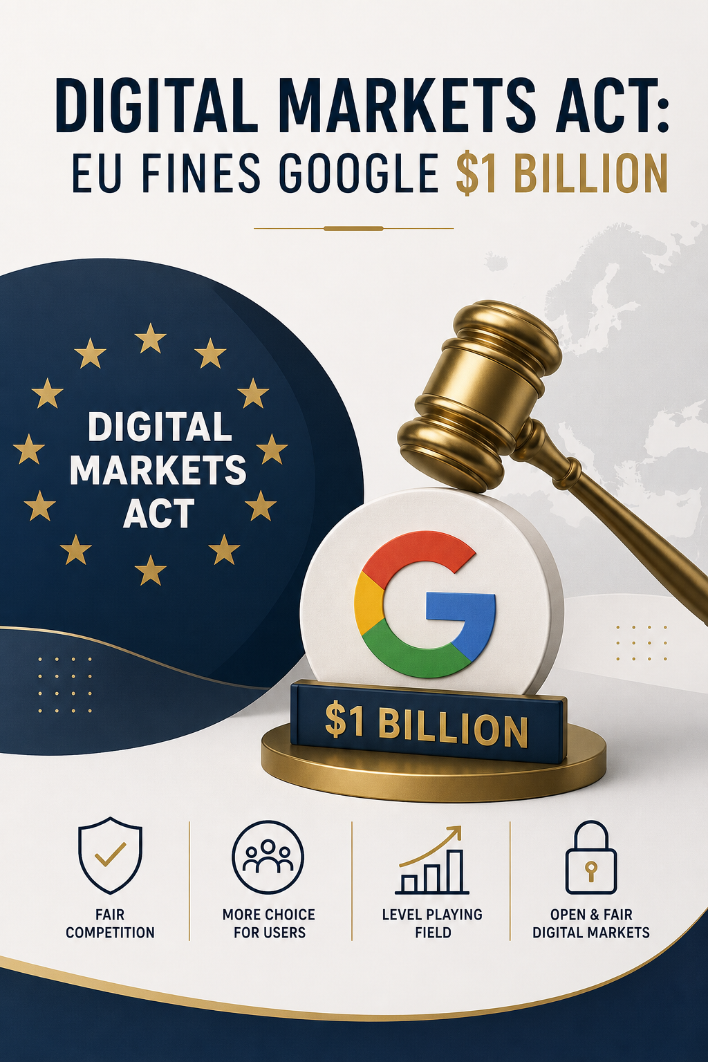 Digital Markets Act: EU Fines Google $1 Billion