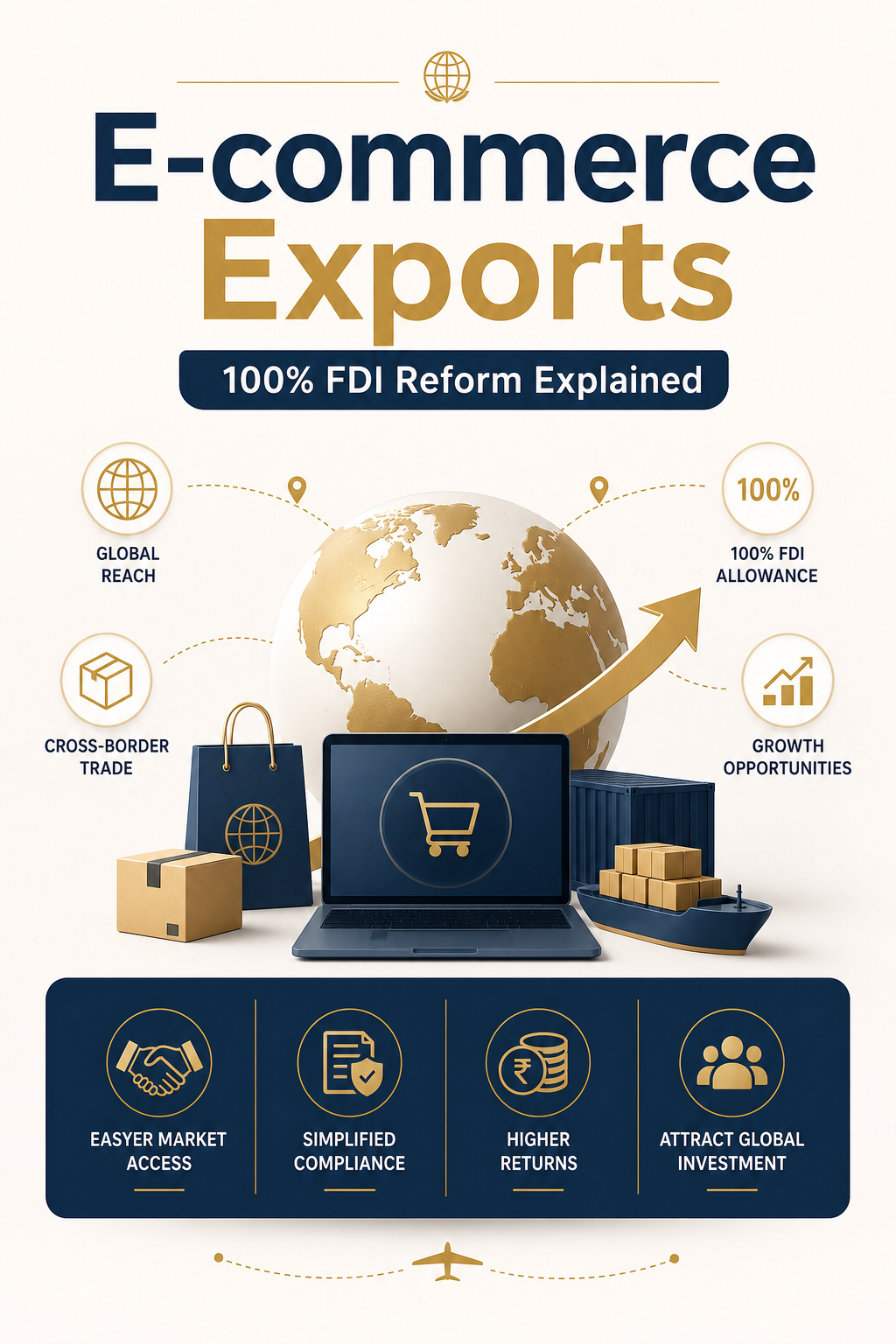 E-commerce Exports: 100% FDI Reform Explained