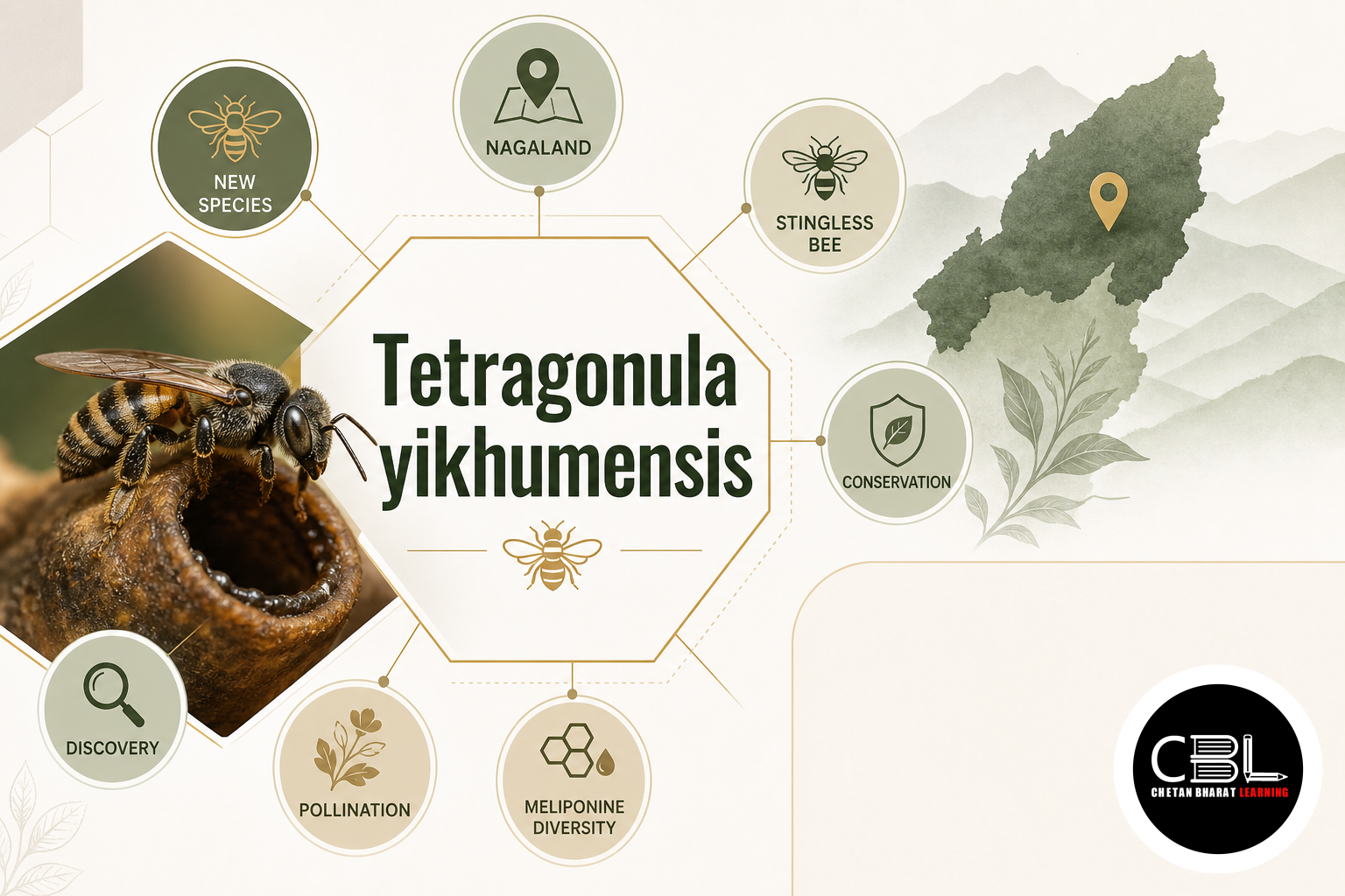 Tetragonula yikhumensis: New Stingless Bee in Nagaland