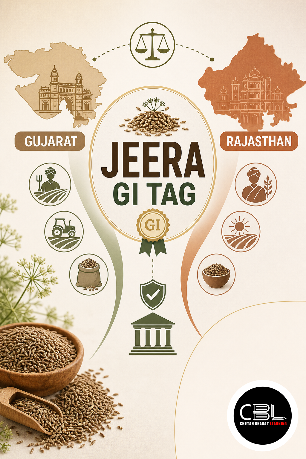 Jeera GI Tag Dispute: Gujarat vs Rajasthan for UPSC