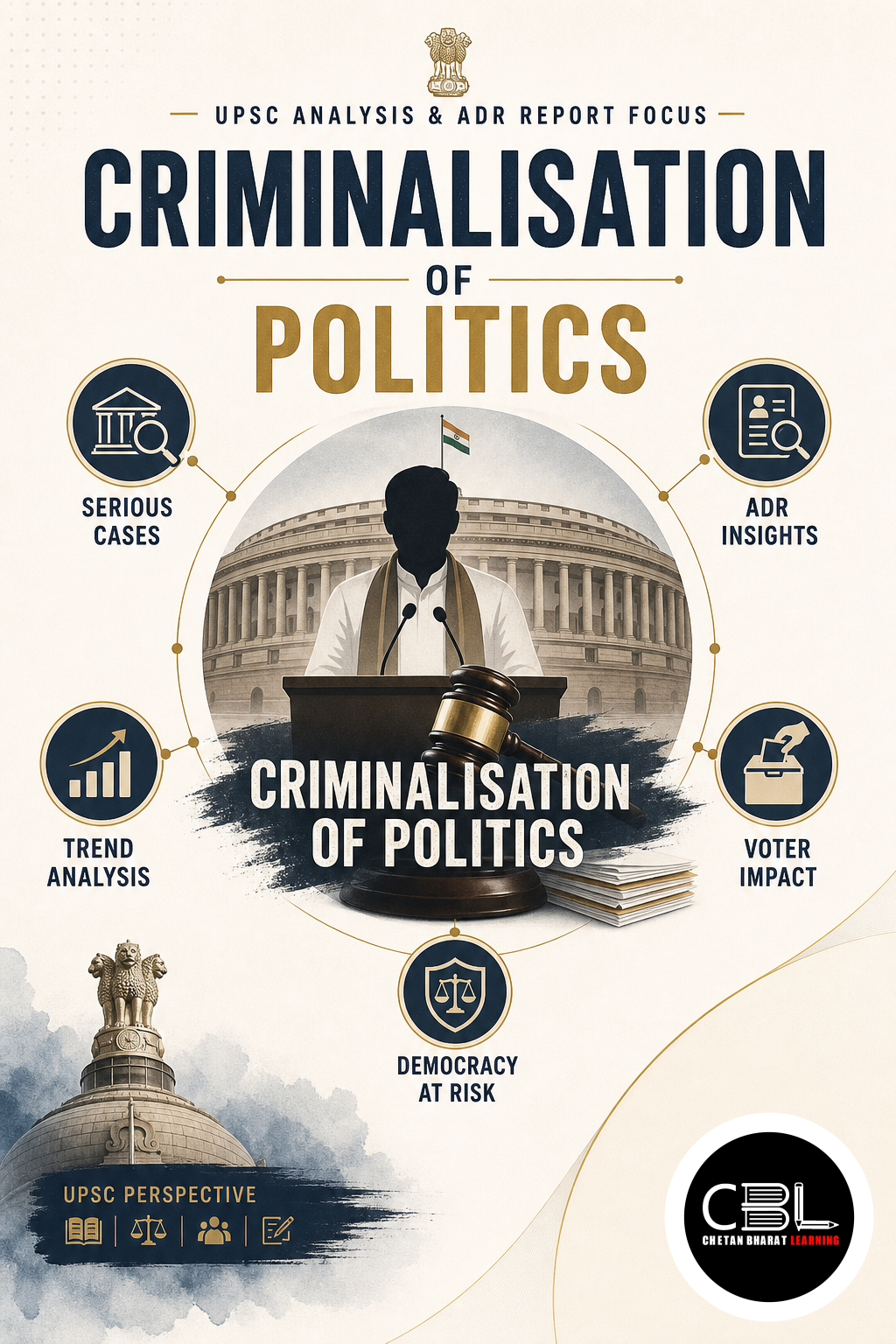 Criminalisation of Politics: UPSC Analysis & ADR Report