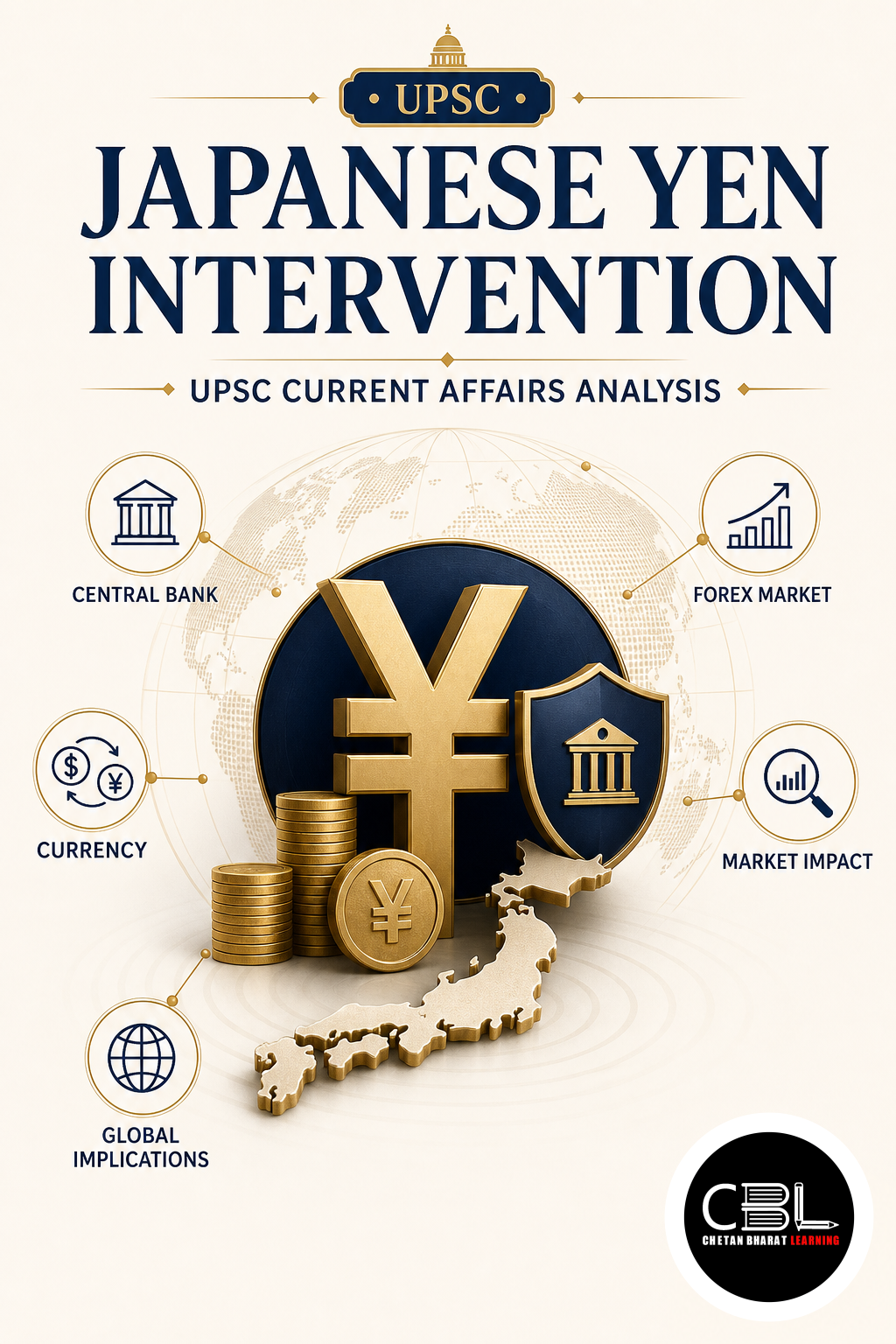 Japanese yen intervention explained for UPSC aspirants
