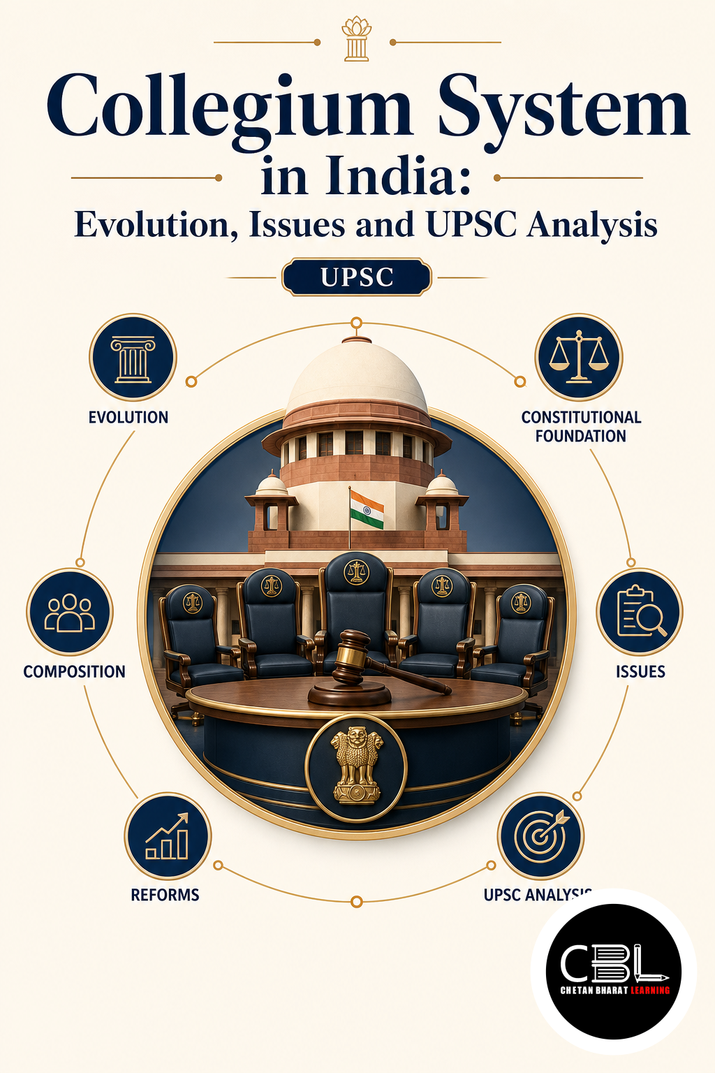 Collegium System explained for UPSC aspirants