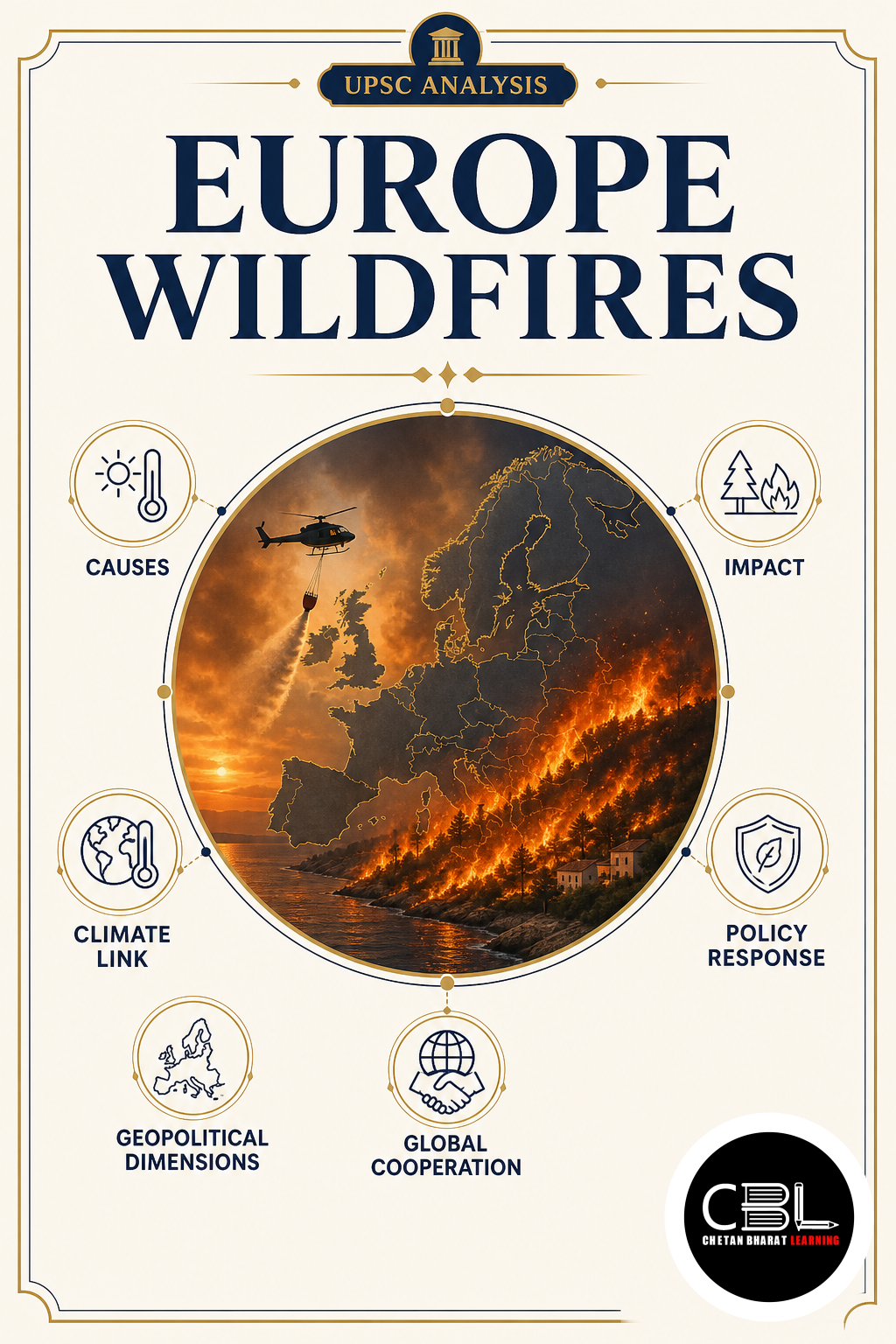 Europe Wildfires explained for UPSC aspirants