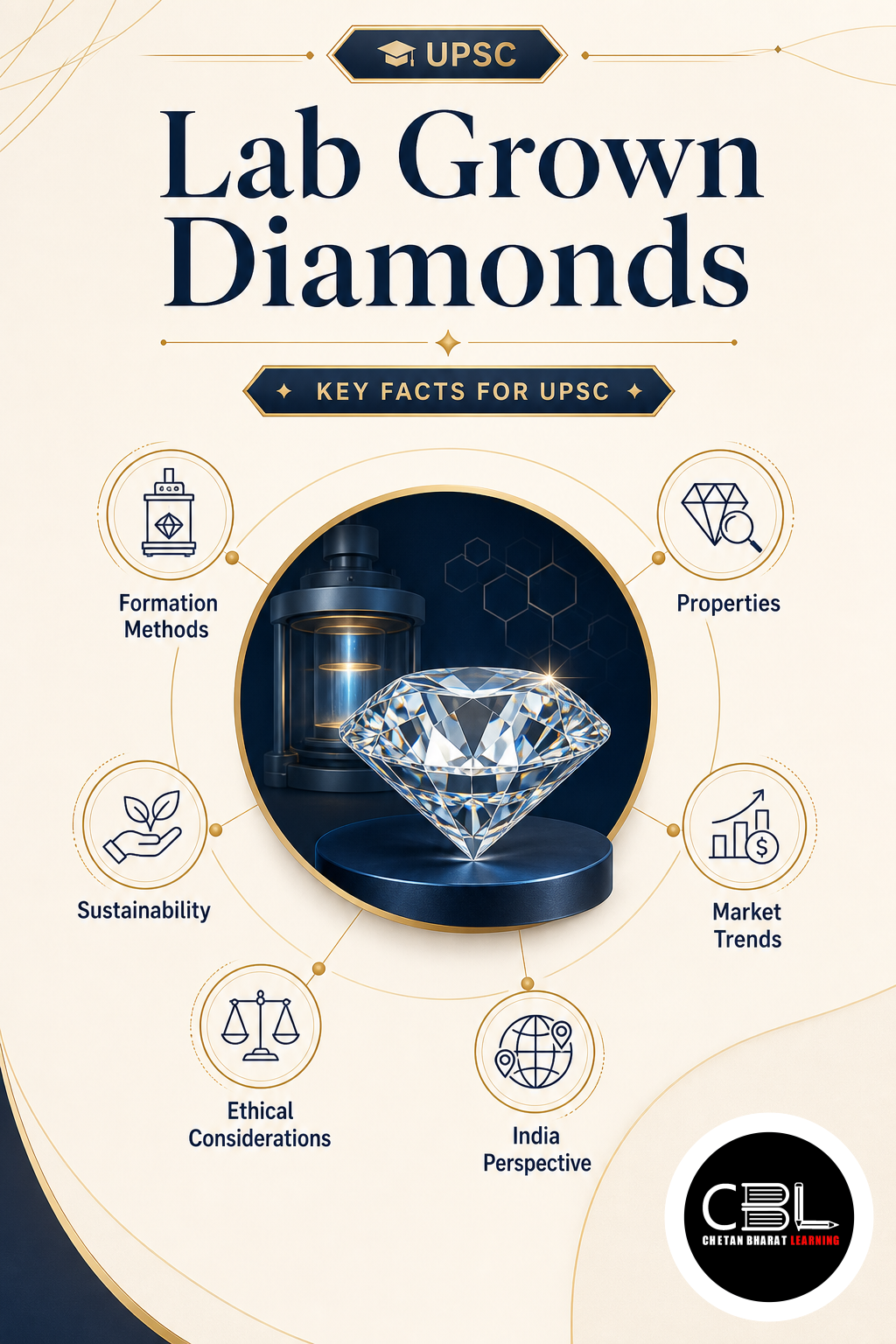 Lab Grown Diamonds explained for UPSC aspirants