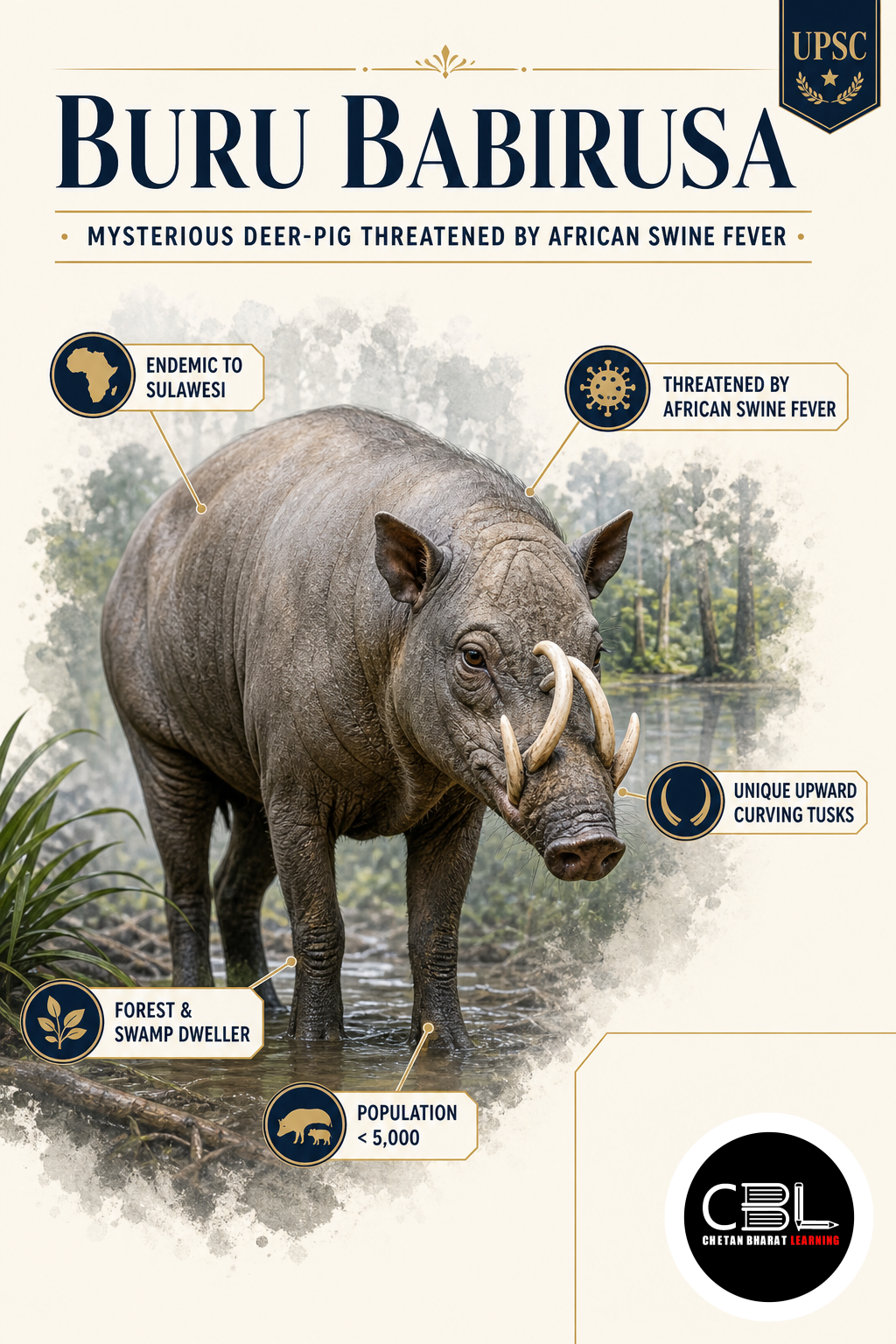 Buru Babirusa explained for UPSC aspirants
