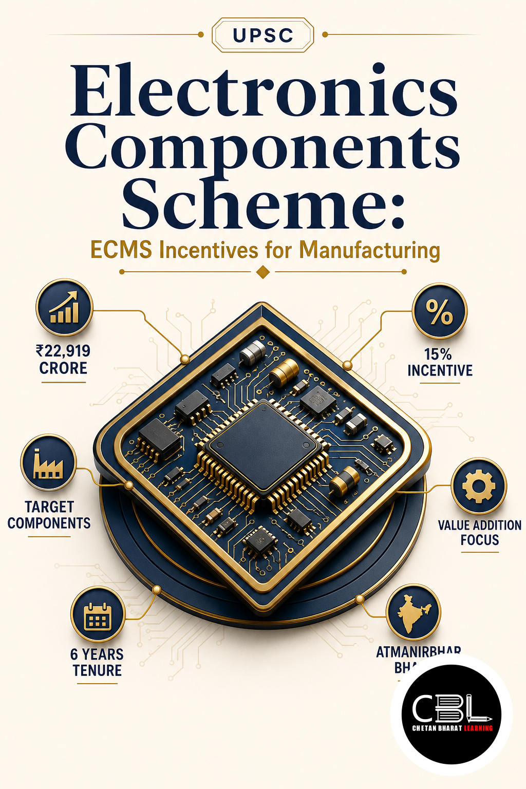 Electronics Components Scheme: ECMS Incentives for Manufacturing