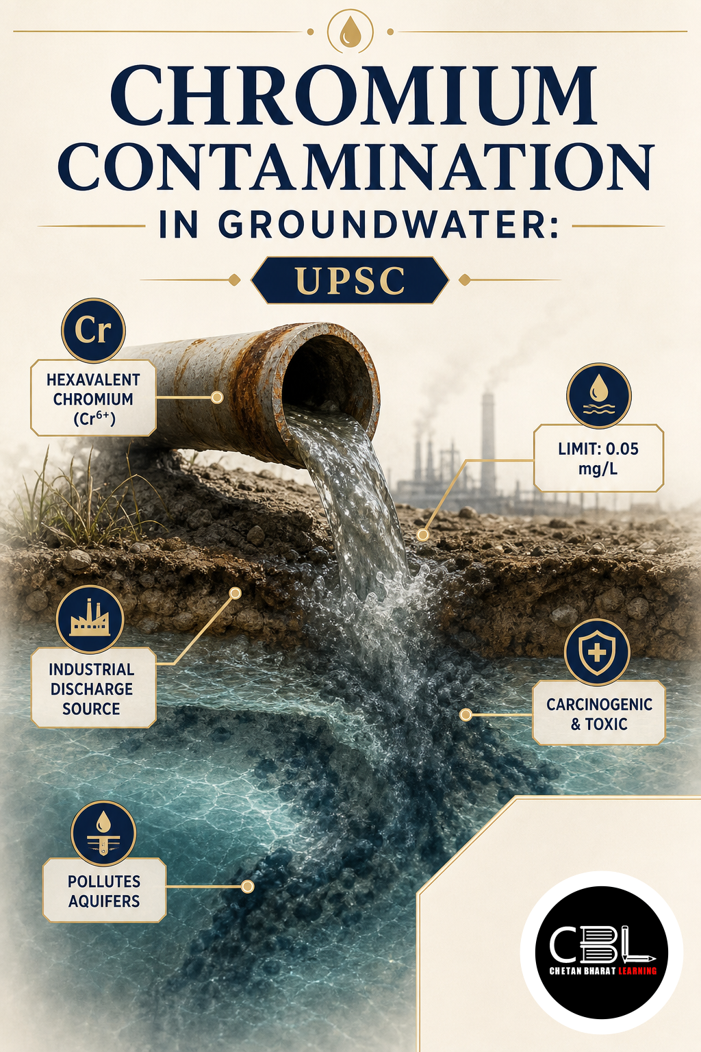 chromium contamination explained for UPSC aspirants