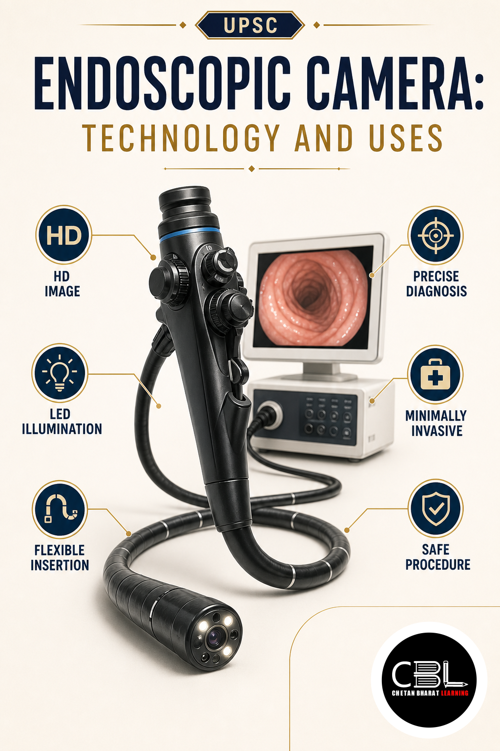 endoscopic camera explained for UPSC aspirants