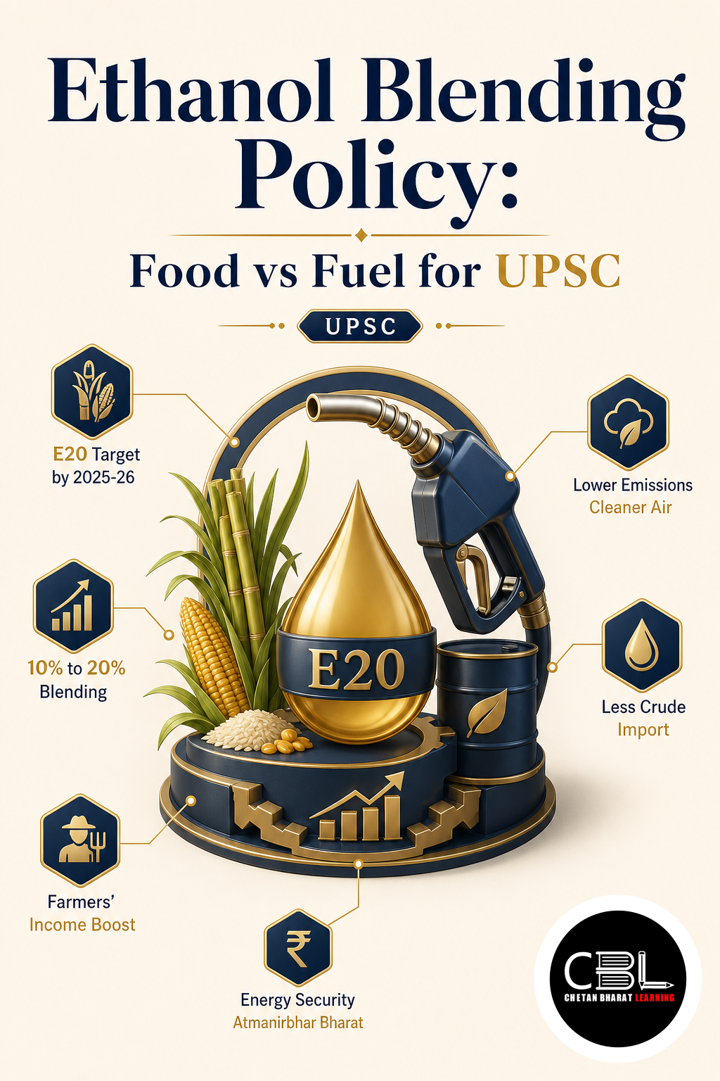 Ethanol Blending Policy explained for UPSC aspirants