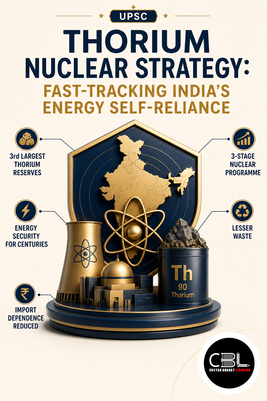 thorium nuclear strategy explained for UPSC aspirants