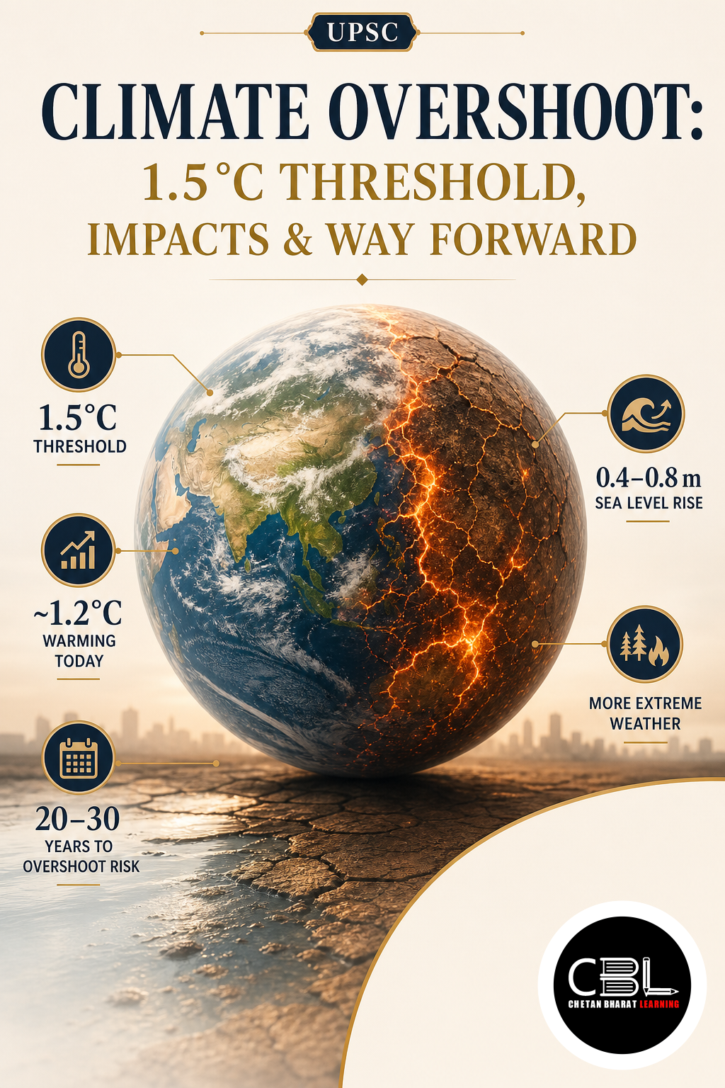 Climate Overshoot: 1.5°C Threshold, Impacts & Way Forward