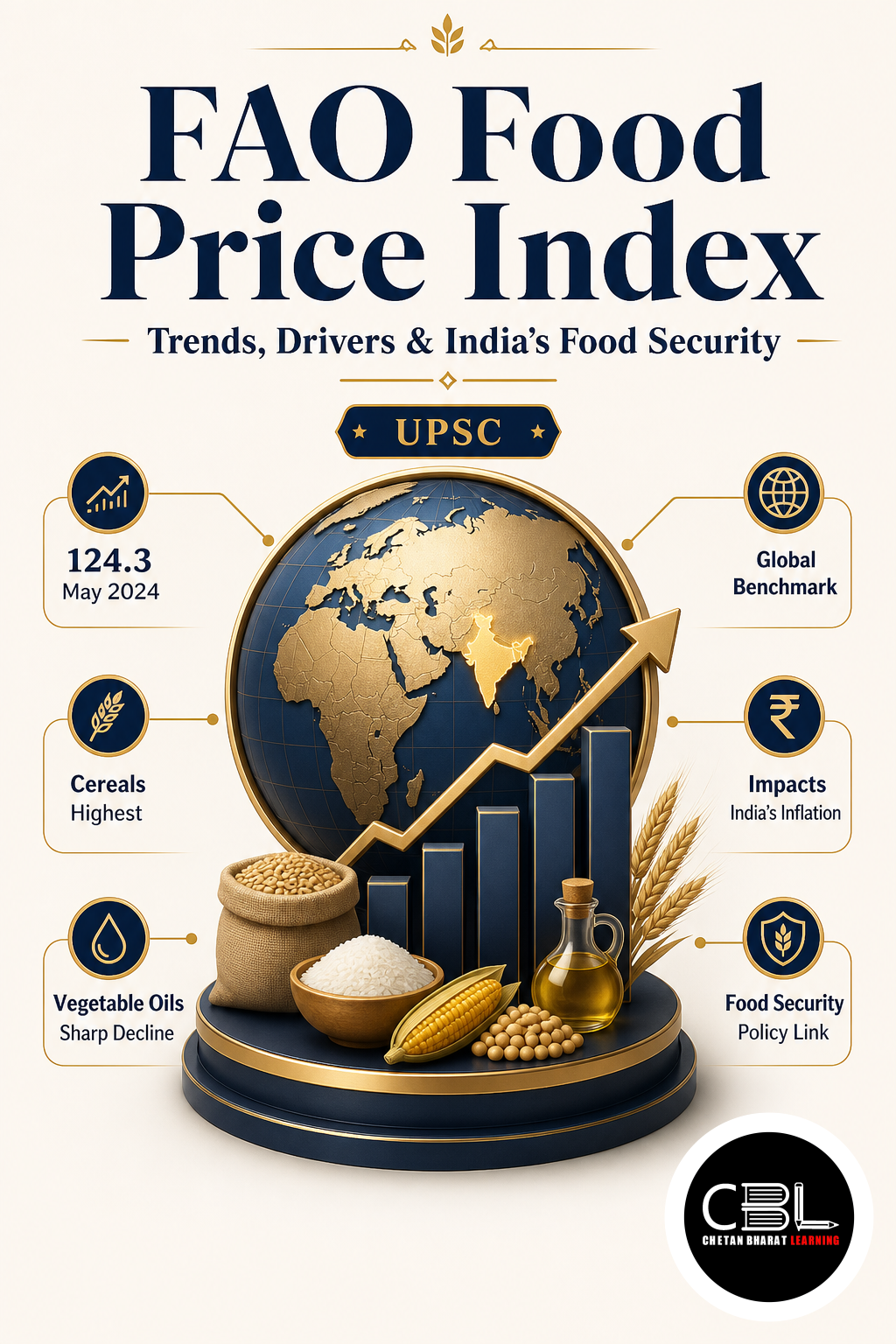 FAO Food Price Index: Trends, Drivers & India’s Food Security