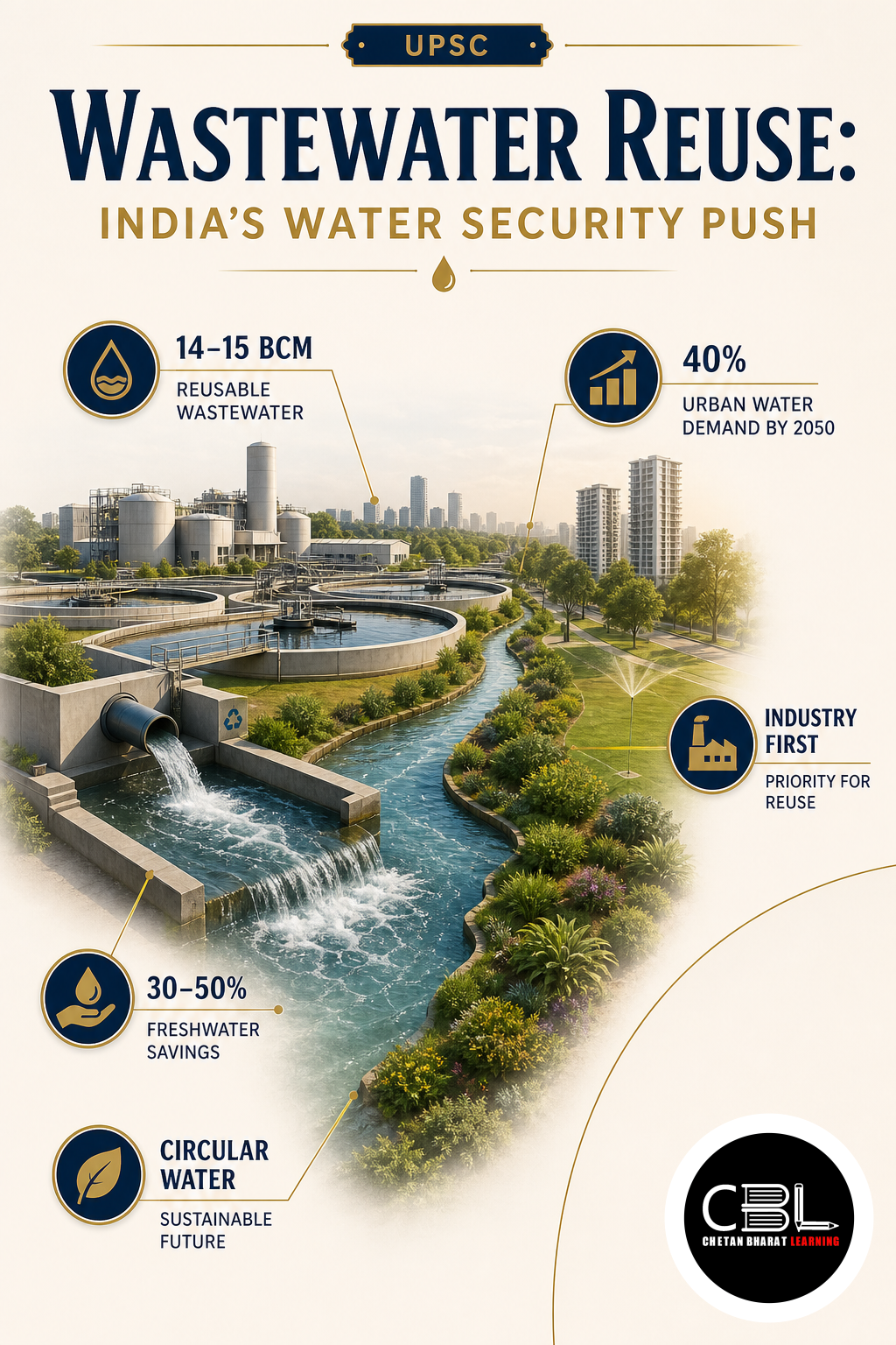 Wastewater Reuse: India’s Water Security Push