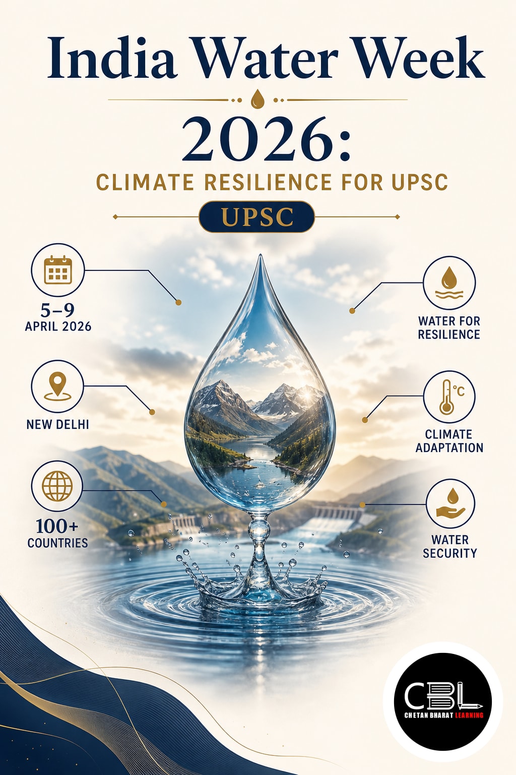 India Water Week 2026: Climate Resilience for UPSC