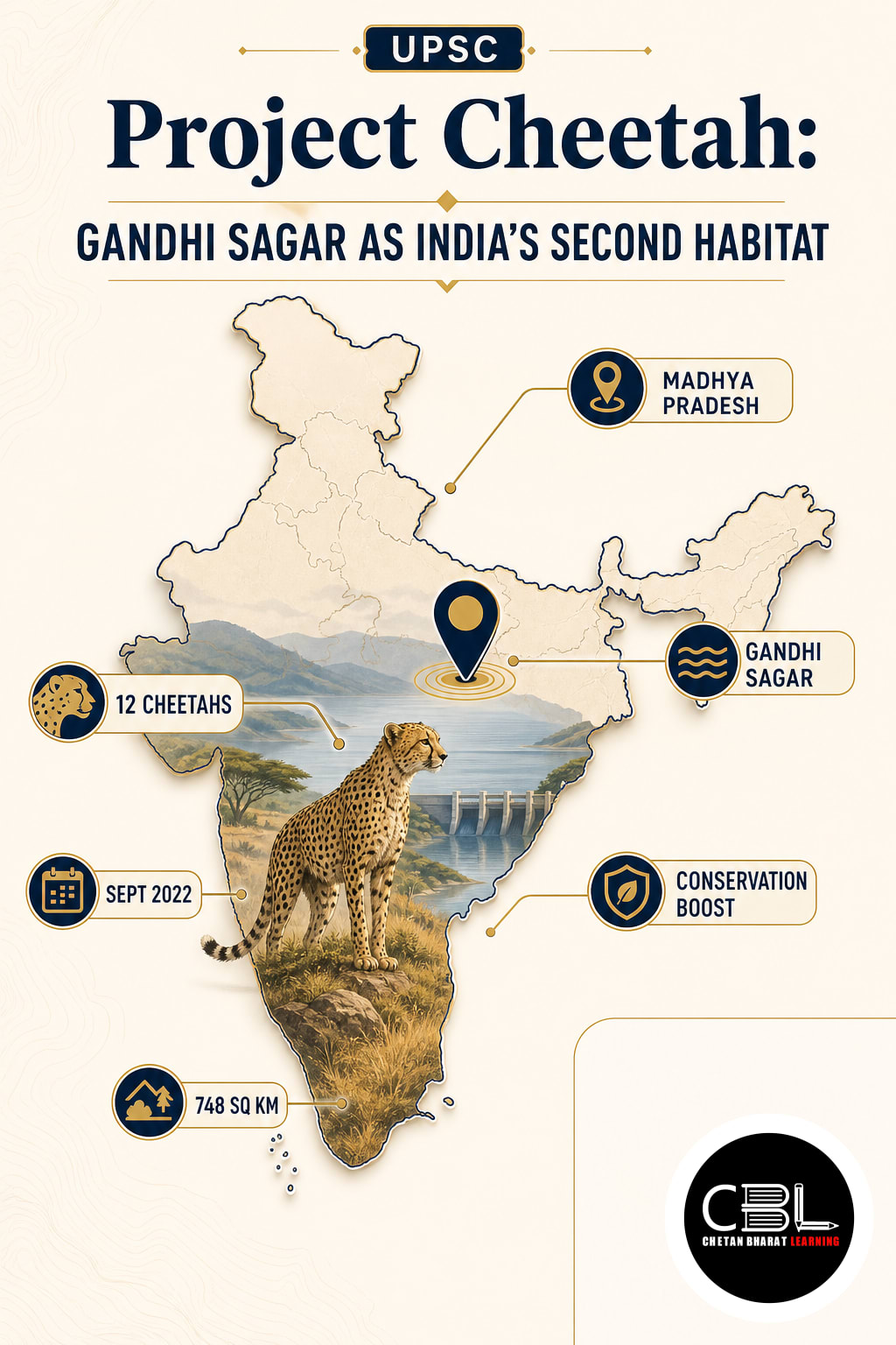 Project Cheetah: Gandhi Sagar as India’s Second Habitat
