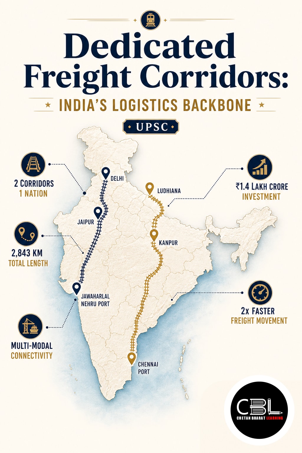 Dedicated Freight Corridors: India’s Logistics Backbone