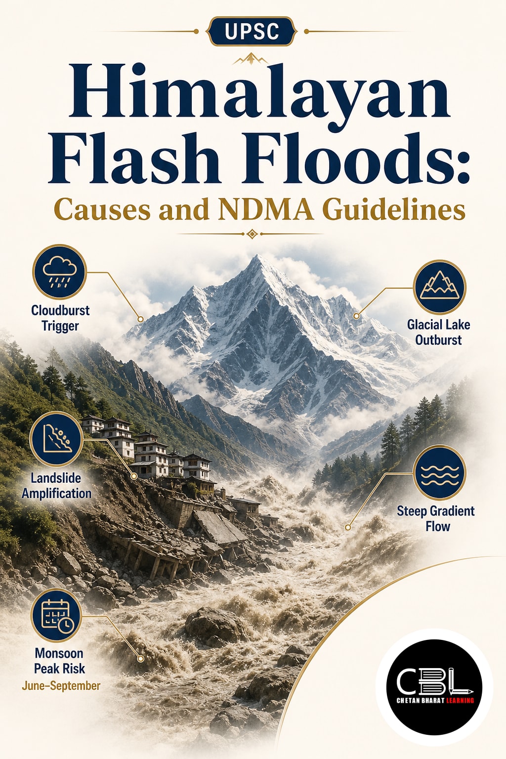 Himalayan Flash Floods explained for UPSC aspirants