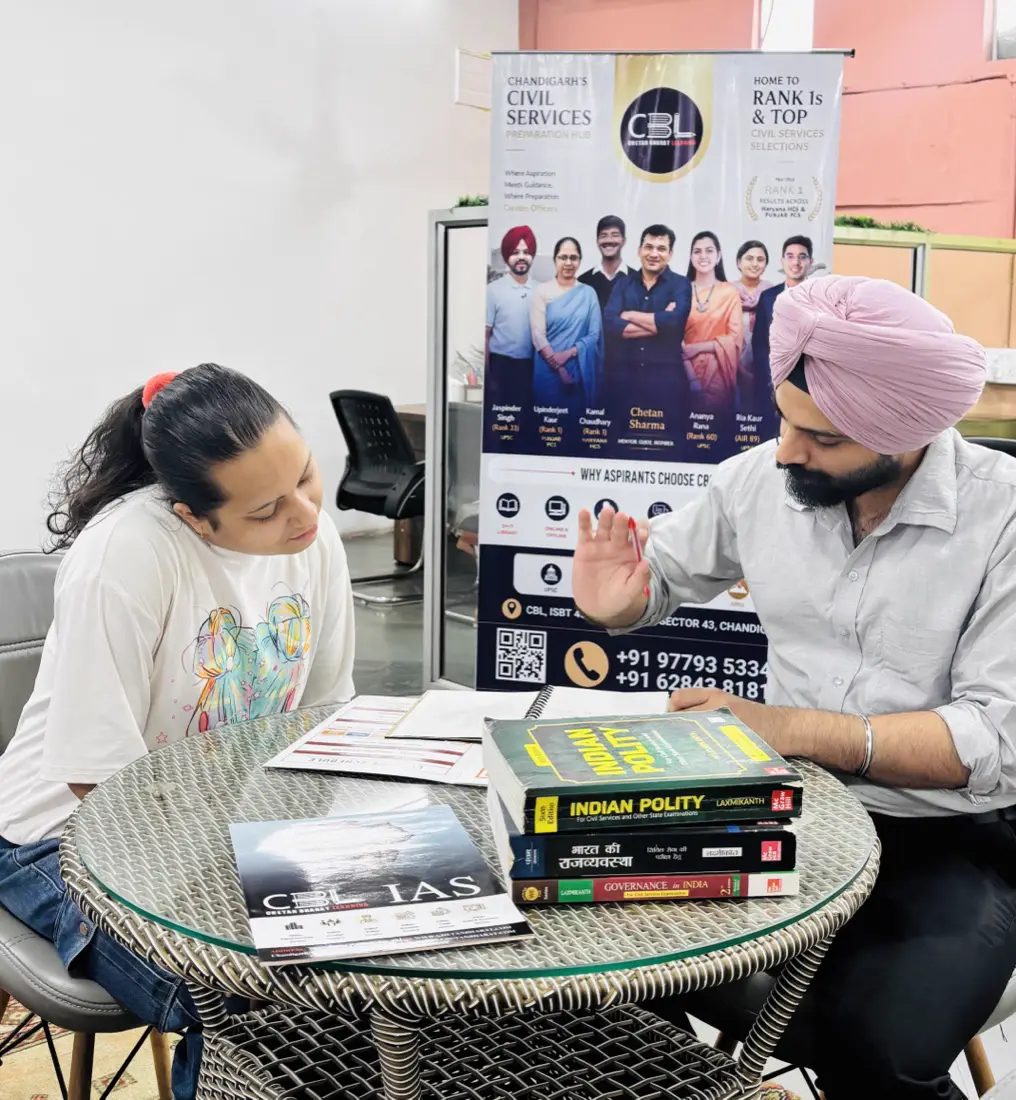 A student in a counselling session at CBL