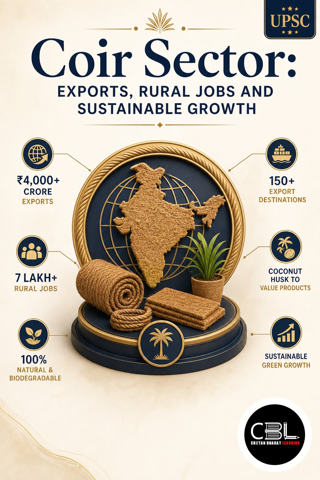 Coir Sector explained for UPSC aspirants