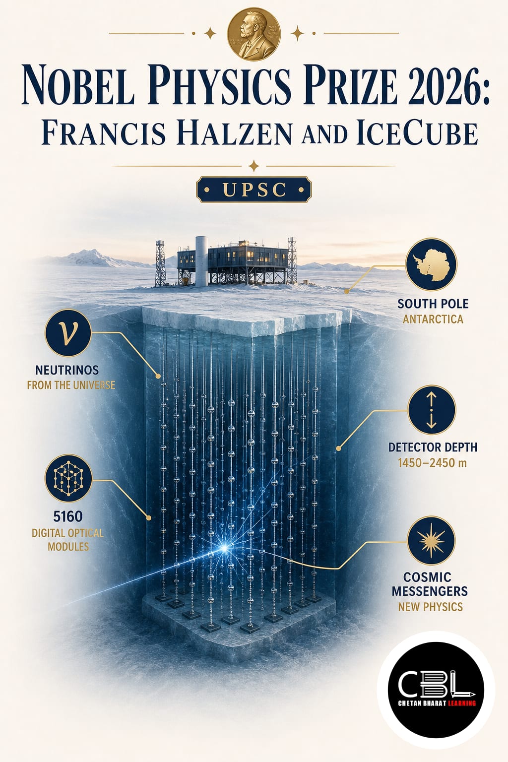 Nobel Physics Prize 2026: Francis Halzen and IceCube